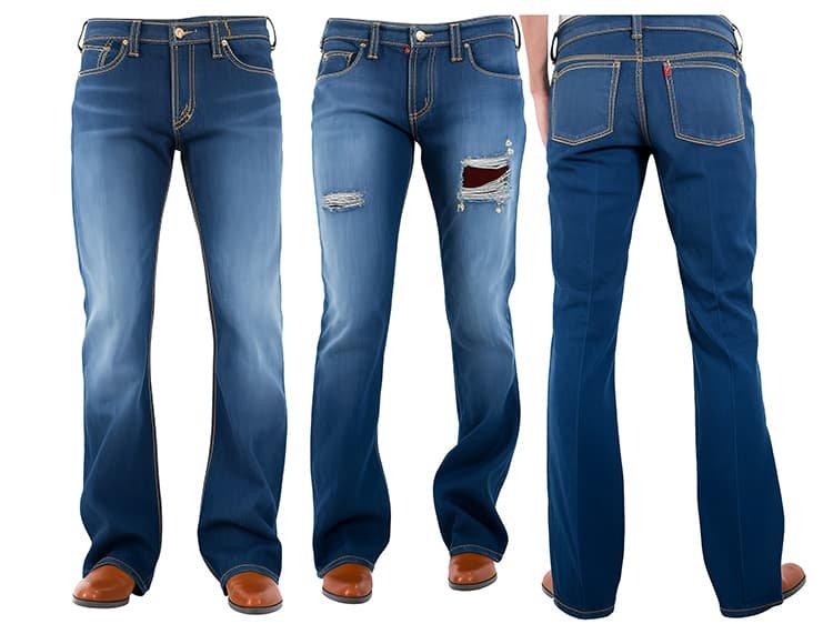 Mens straight leg jeans for wholesale